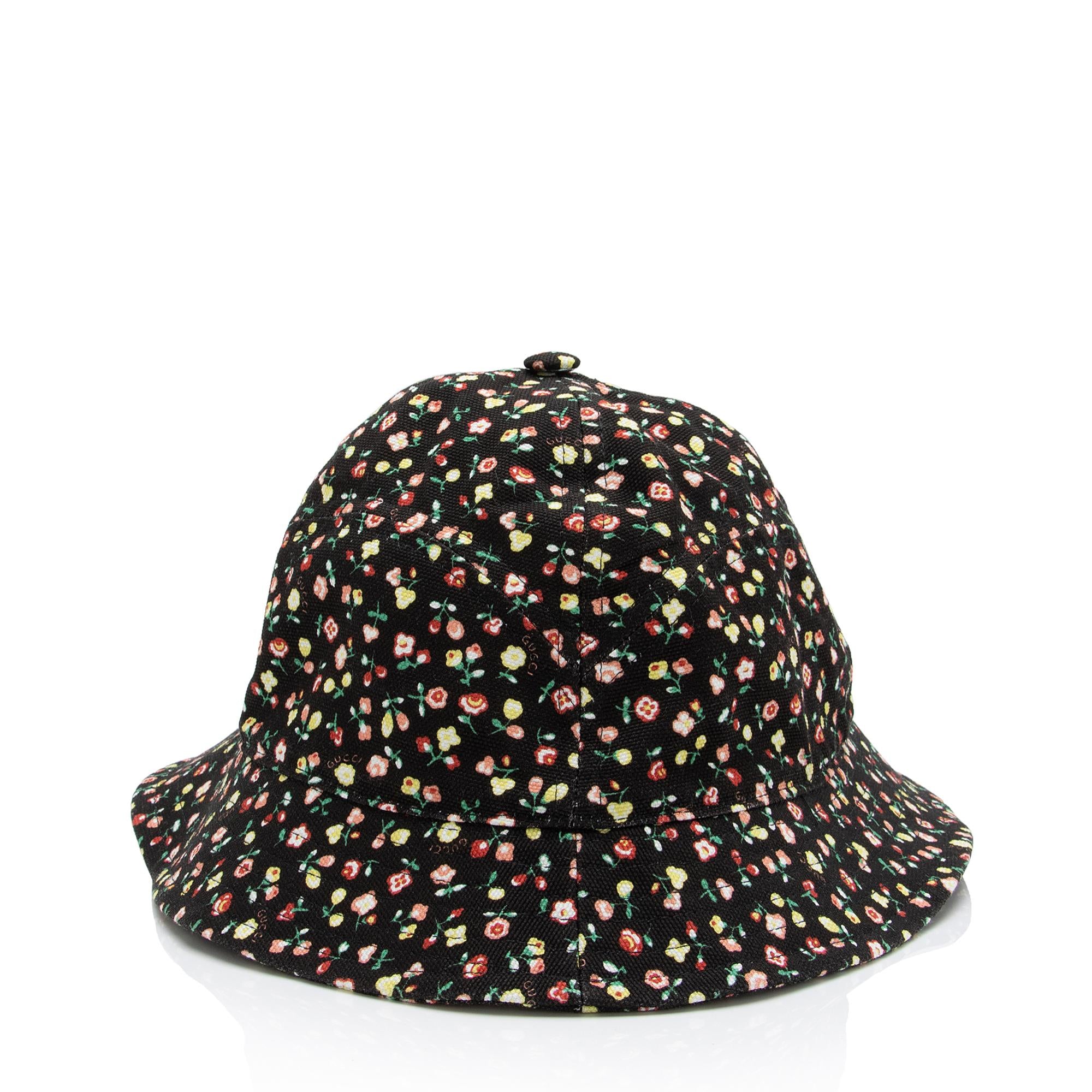 Gucci X Liberty of London Cotton Floral Bucket Hat - Size M (SHF-ipGlzI)