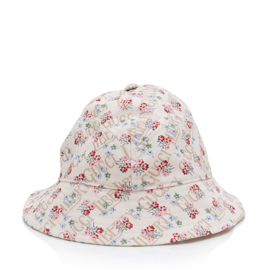 Gucci GG Supreme Flora Bucket Hat - Size L (SHF-23141) – LuxeDH