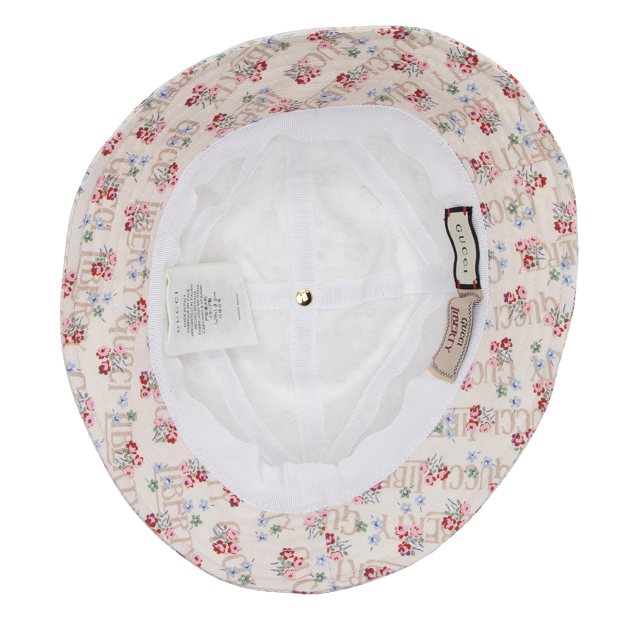 Gucci X Liberty of London Cotton Floral Bucket Hat - Size M (SHF-rwmEk2)