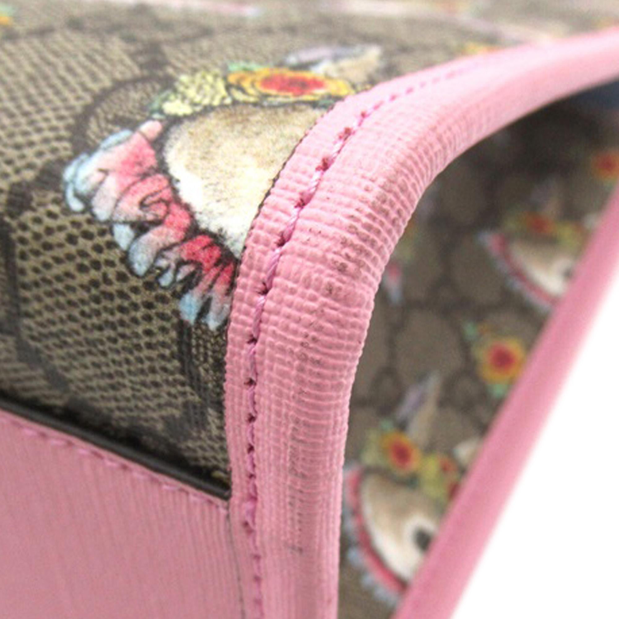 Gucci Yuko Higuchi GG Supreme Floral Rabbit Satchel (SHG-0nTePk)