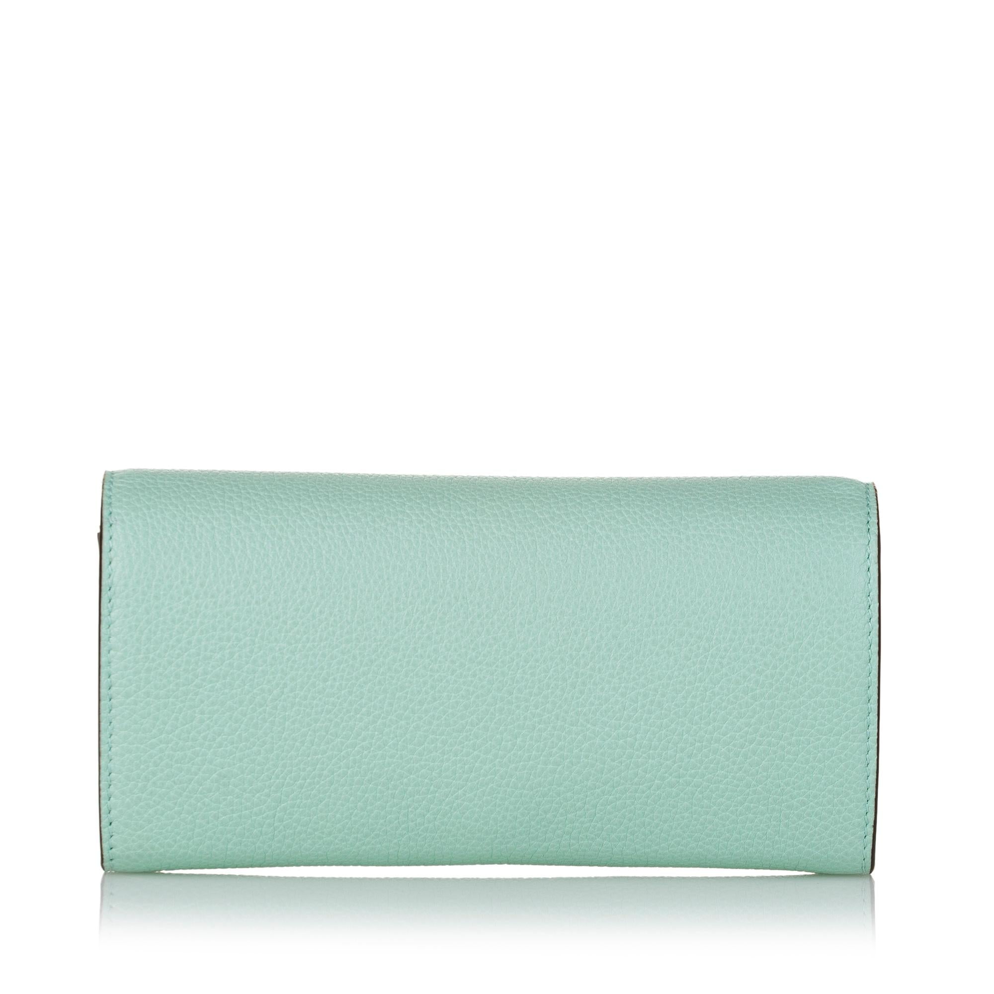 Gucci Zumi Leather Long Wallet (SHG-32599)