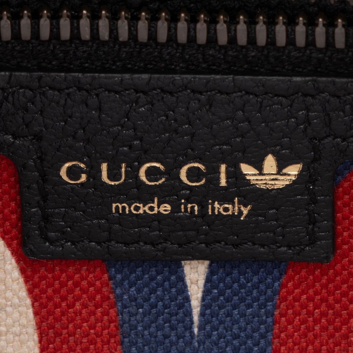 Gucci x Adidas Calfskin Web Logo Camera Bag