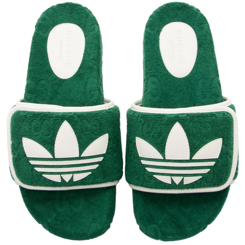 Adidas terry cloth slides shop