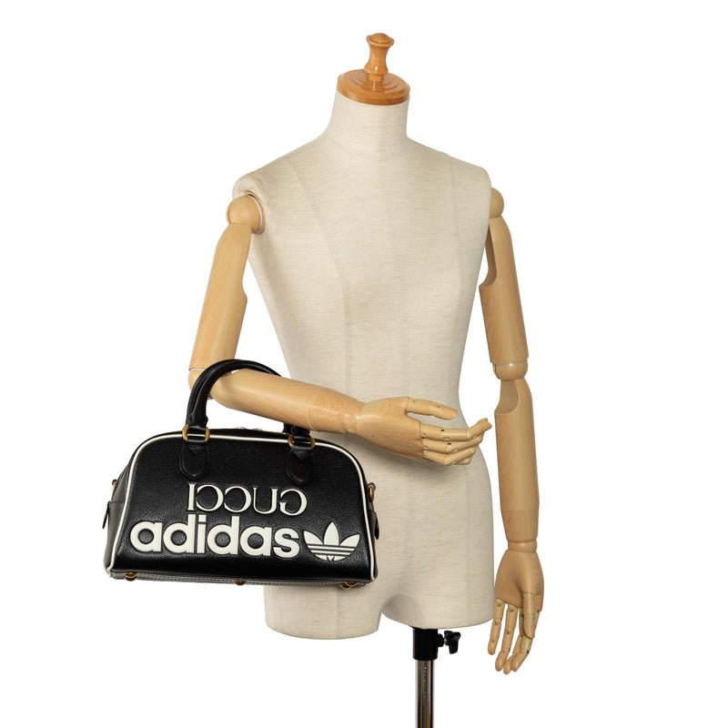 Gucci x Adidas Leather Mini Duffle Bag (SHG-N7PzBW)