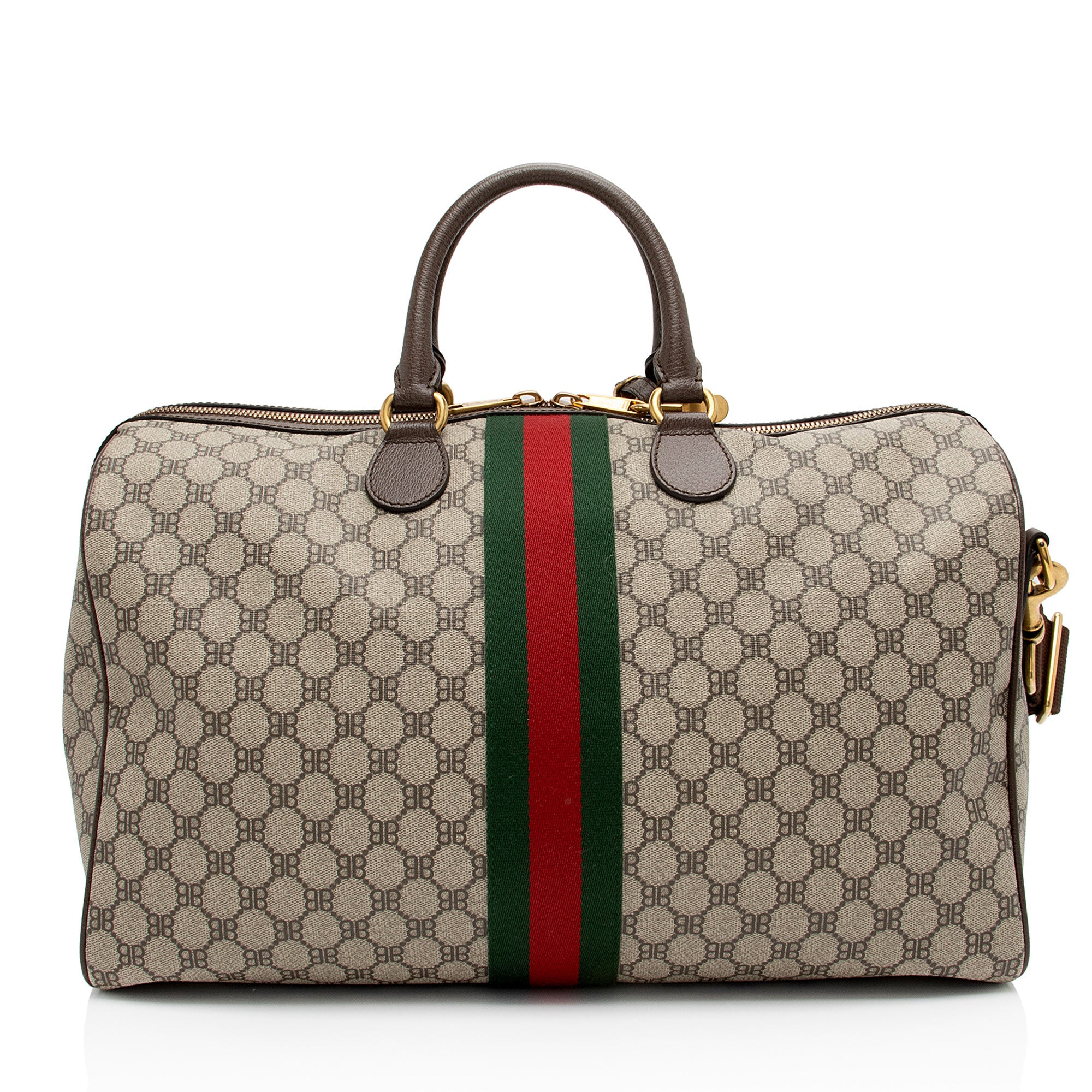 Gucci x Balenciaga GG Supreme The Hacker Project Graffiti Duffle Bag (