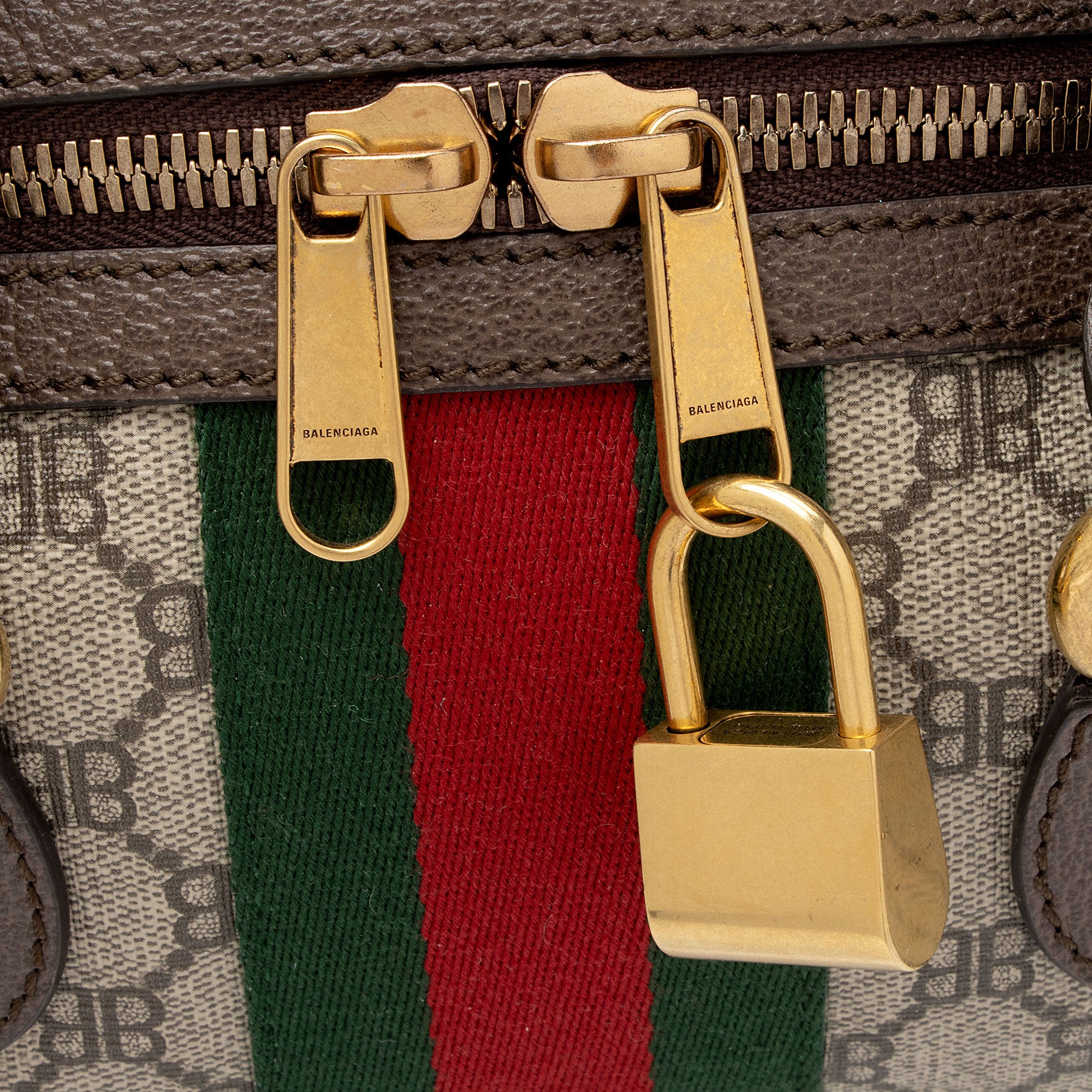 Gucci x Balenciaga GG Supreme The Hacker Project Graffiti Duffle Bag (