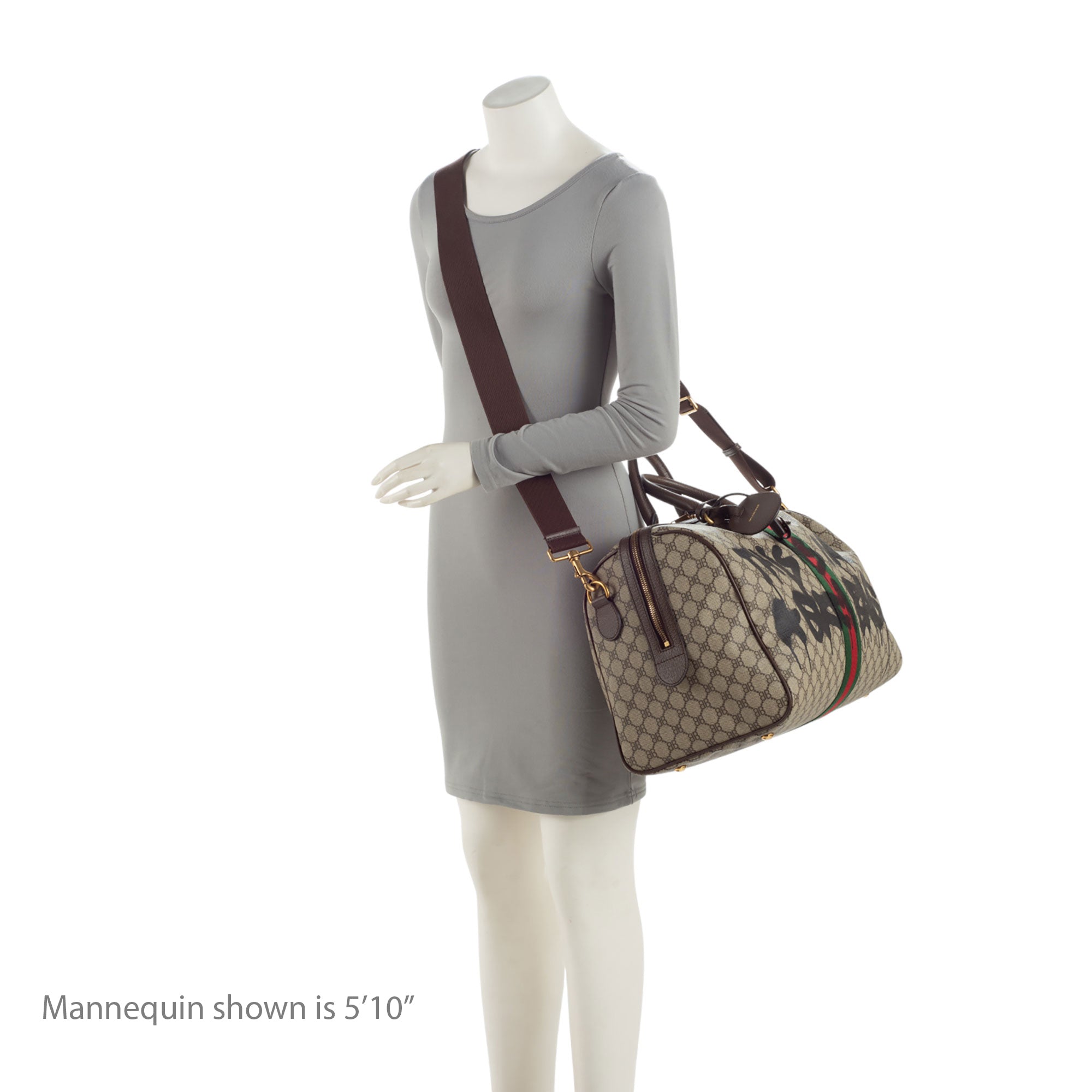 Gucci x Balenciaga GG Supreme The Hacker Project Graffiti Duffle Bag (