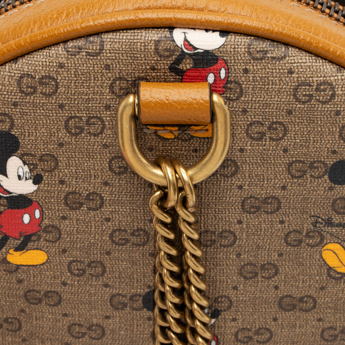 Gucci x Disney Micro GG Canvas Mickey Mouse Round Backpack display picture 3