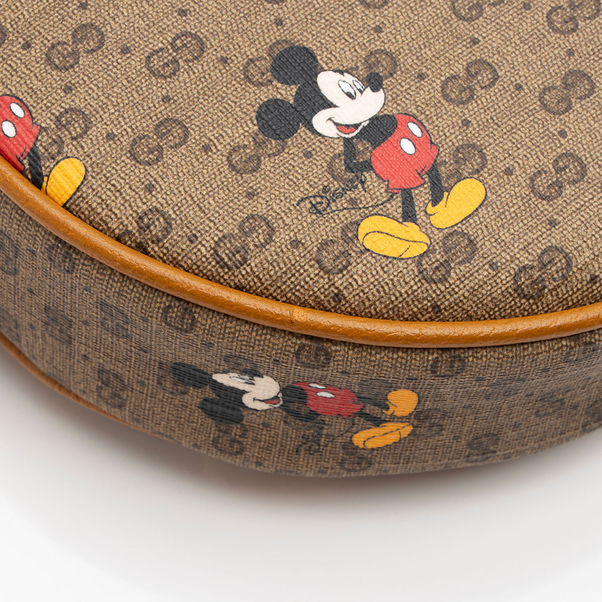 Gucci x Disney Micro GG Canvas Mickey Mouse Round Backpack display picture 1