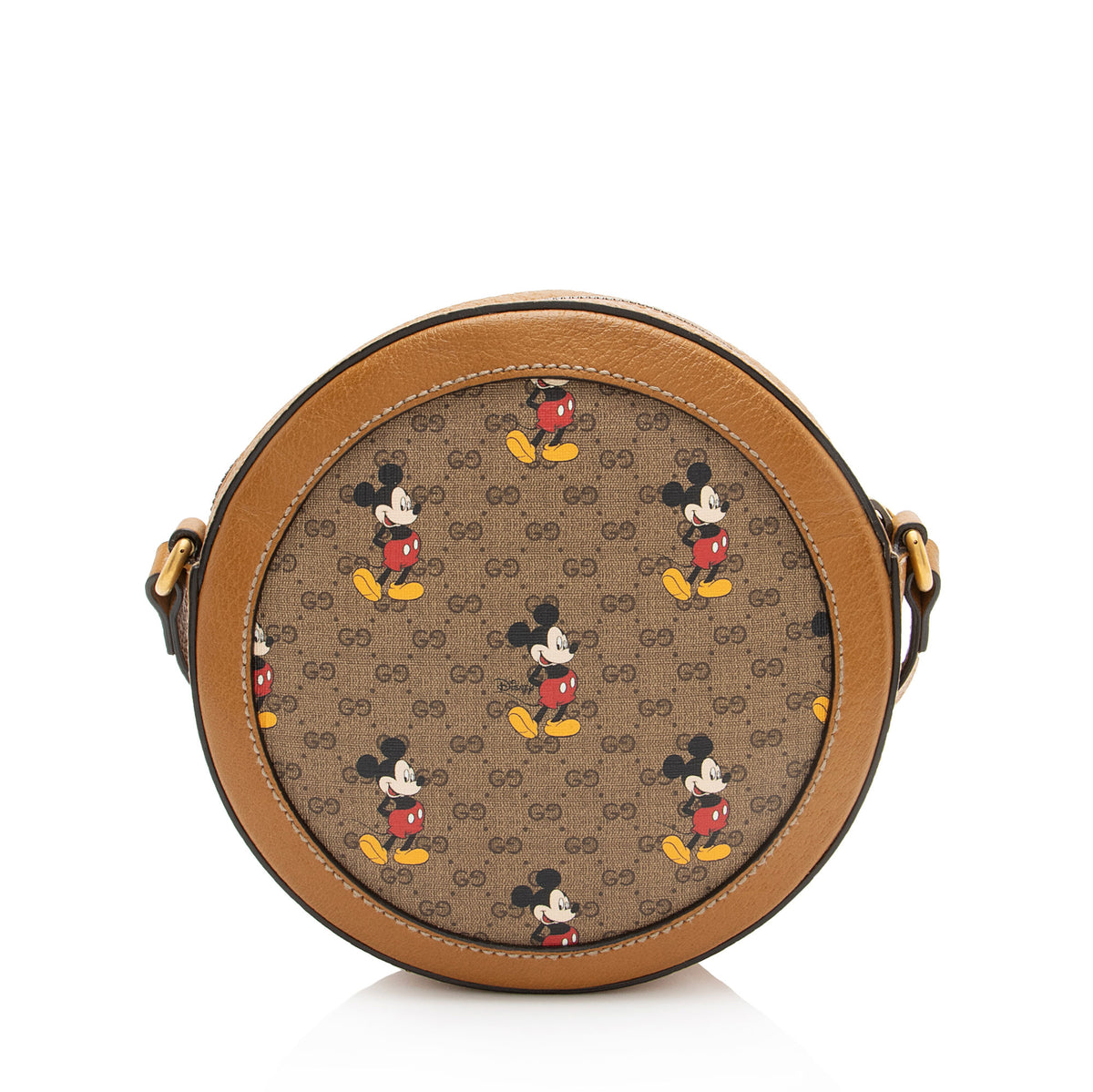 Gucci x Disney Micro GG Canvas Mickey Mouse Round Shoulder Bag