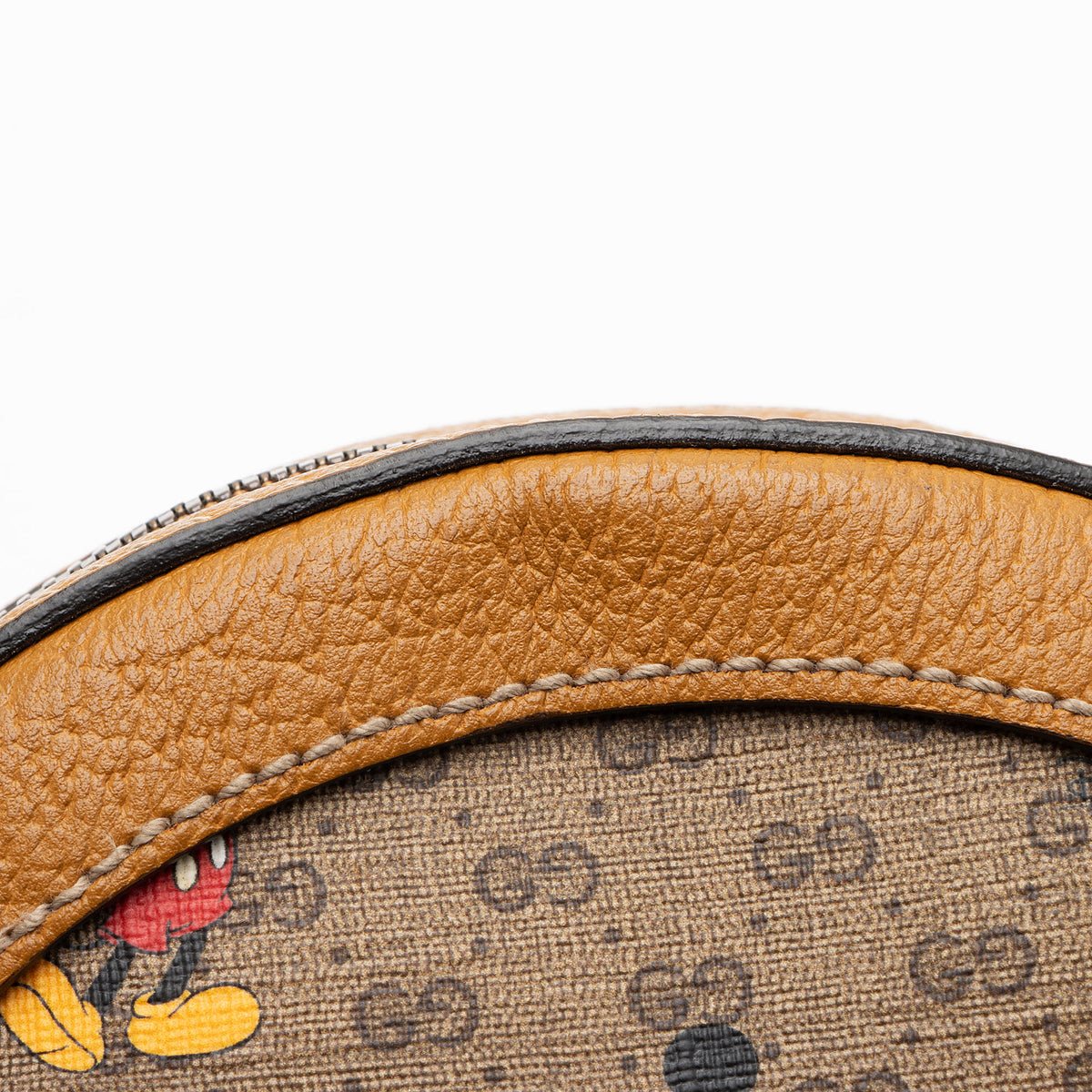 Gucci x Disney Micro GG Canvas Mickey Mouse Round Shoulder Bag