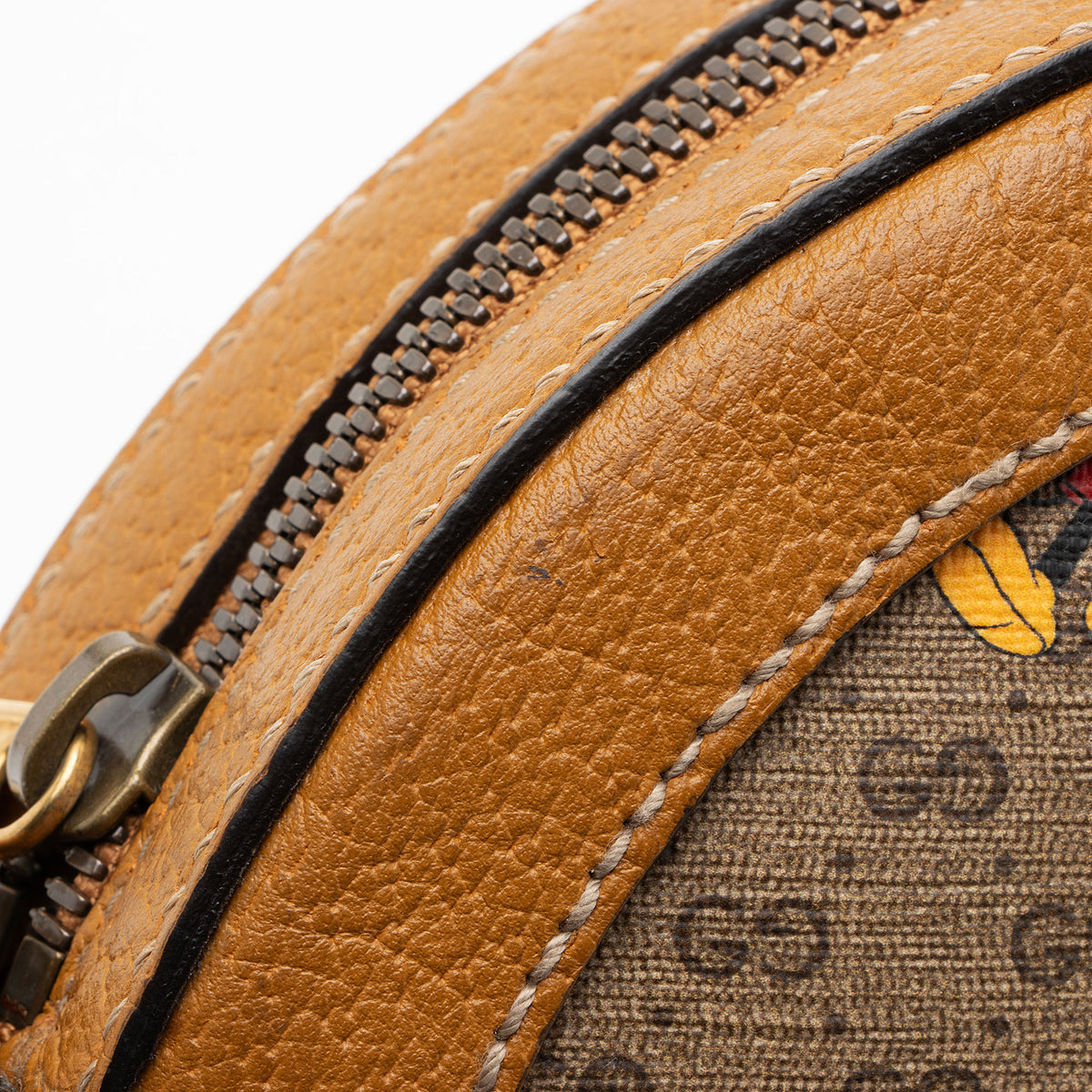 Gucci x Disney Micro GG Canvas Mickey Mouse Round Shoulder Bag