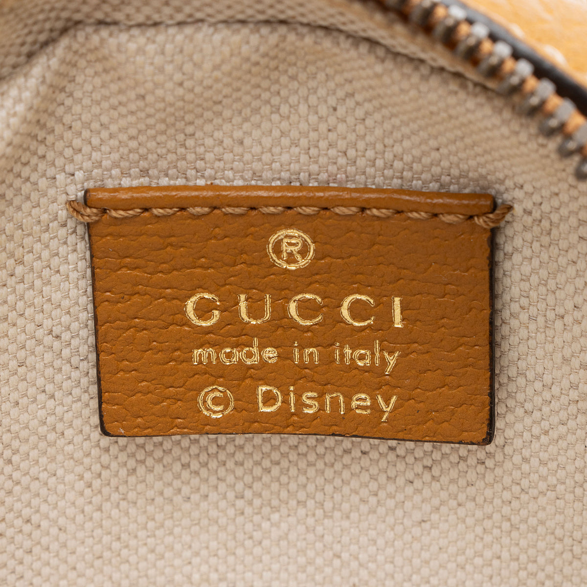 Gucci x Disney Micro GG Canvas Mickey Mouse Round Shoulder Bag