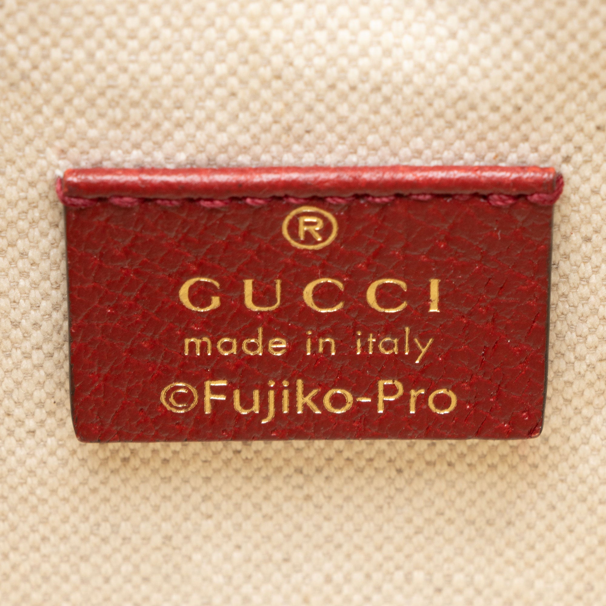 Gucci x Doraemon Micro GG Canvas Mini Bucket Bag