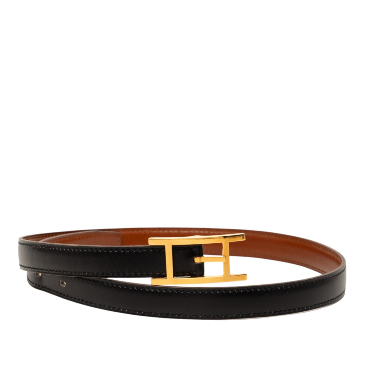 Hermes Box Calf Quentin Reversible Belt - 28 / 70