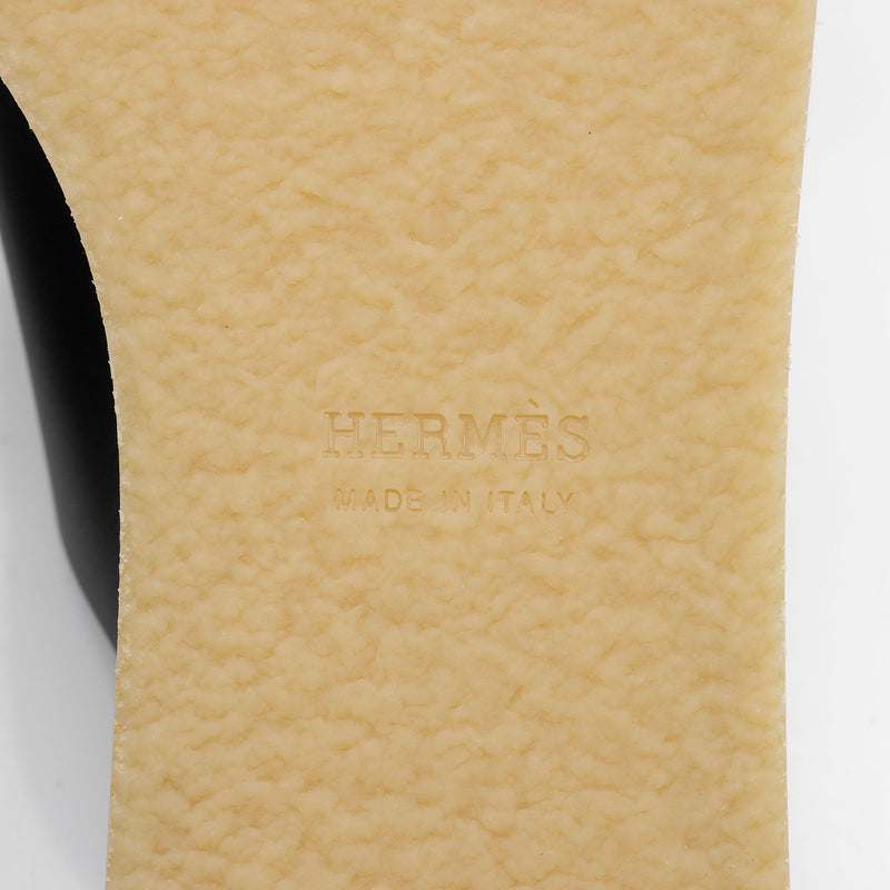Hermes Calfskin Ellipse Sandals - Size 8 / 38 (SHF-lzukCG)