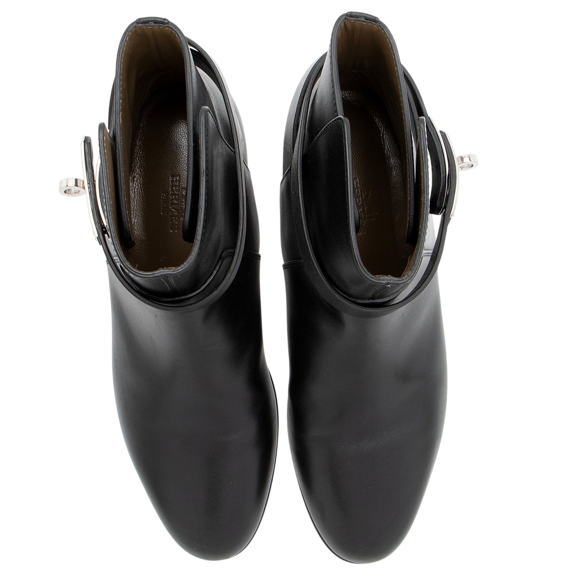 Hermes Calfskin Neo Ankle Boots - Size 8 / 38