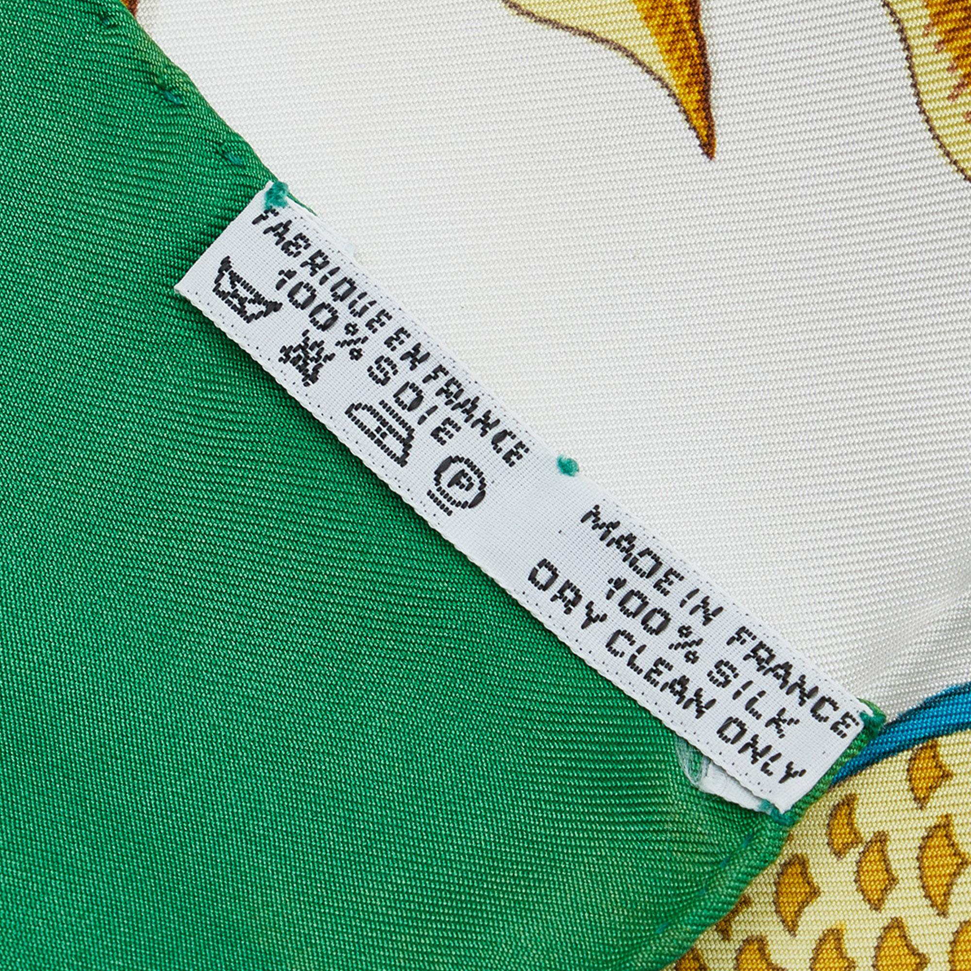 Hermes Caraibes Silk Scarf (SHG-hd01pF)