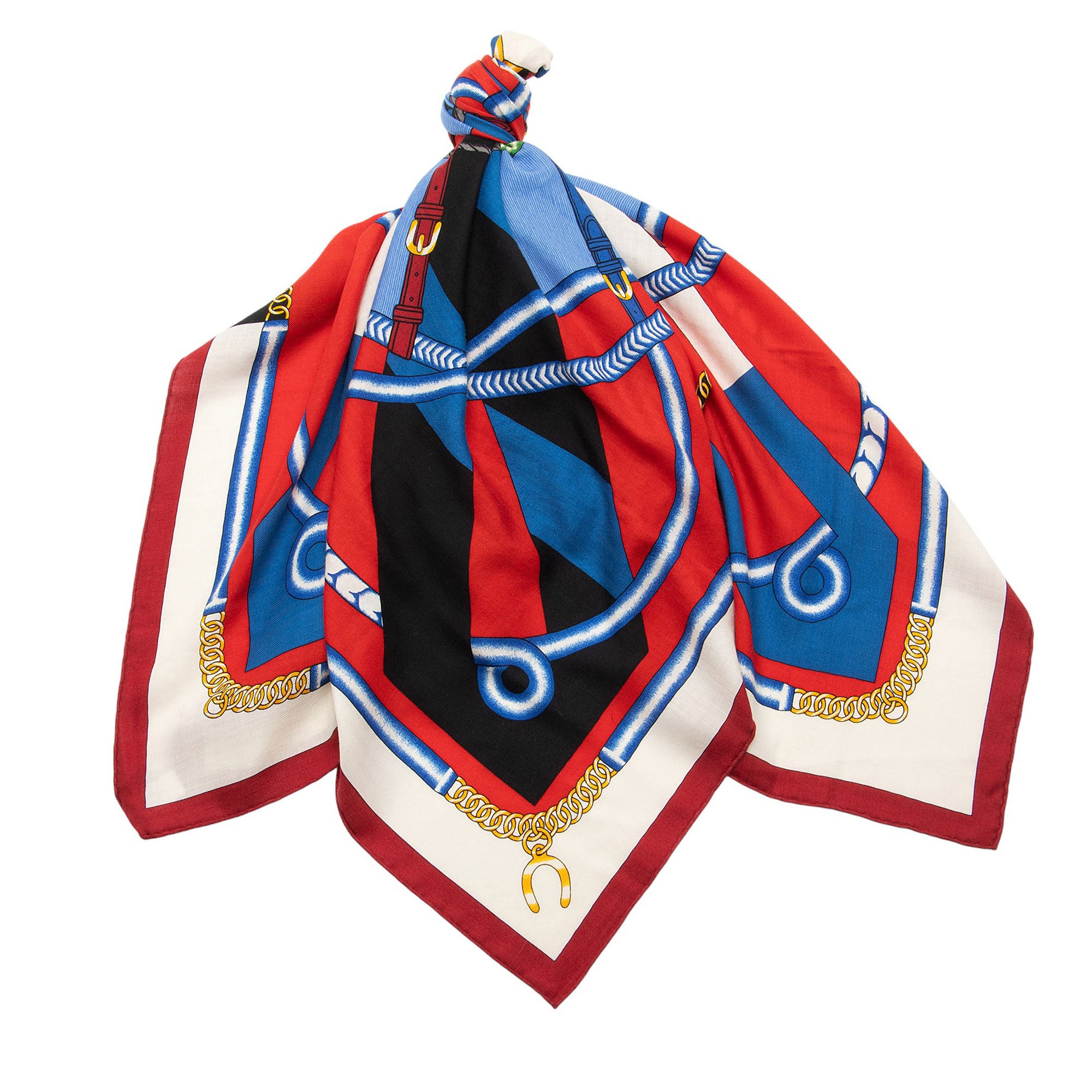 Hermes Cashmere Silk Parcours Sans Faute 140cm Shawl (SHF-omLvSR)