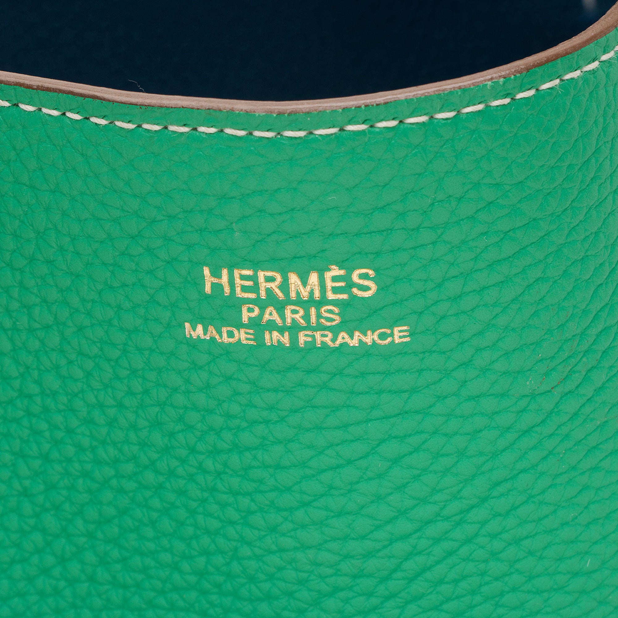 Hermes Clemence Leather Double Sens 45 Tote