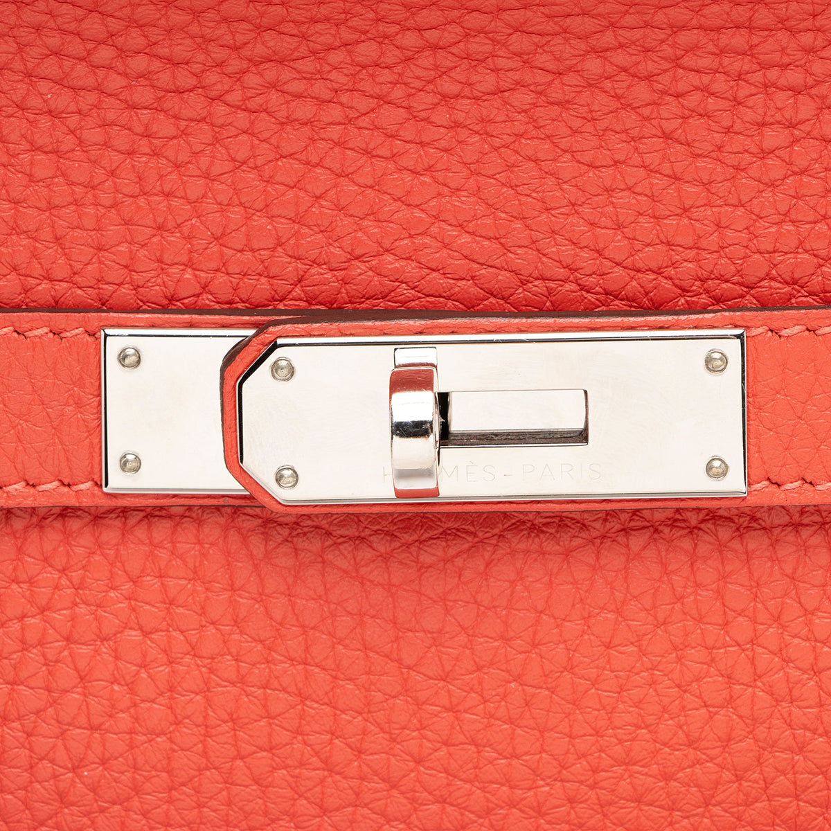 Hermes Clemence Leather Jypsiere 28 Shoulder Bag
