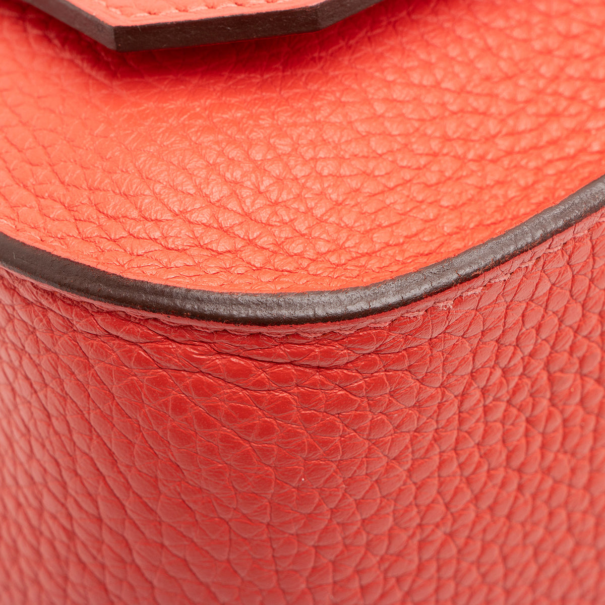 Hermes Clemence Leather Jypsiere 28 Shoulder Bag