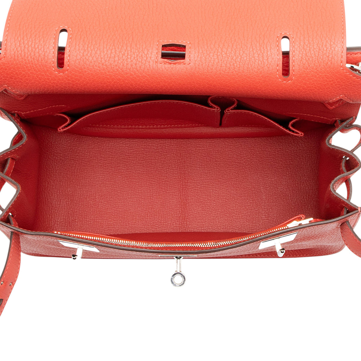 Hermes Clemence Leather Jypsiere 28 Shoulder Bag