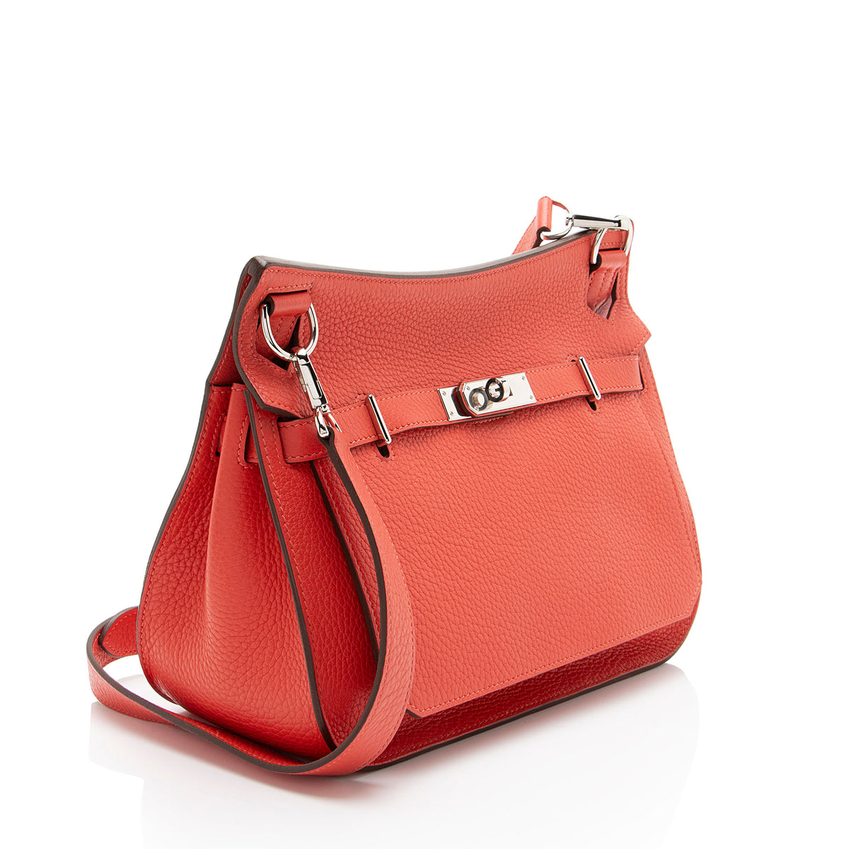 Hermes Clemence Leather Jypsiere 28 Shoulder Bag