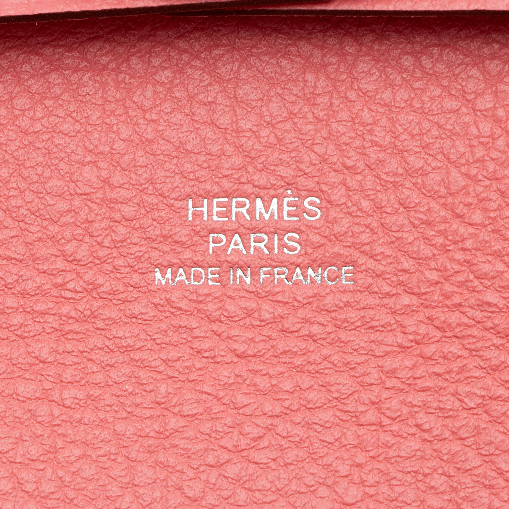 Hermes Epsom Leather Bastia Change Purse