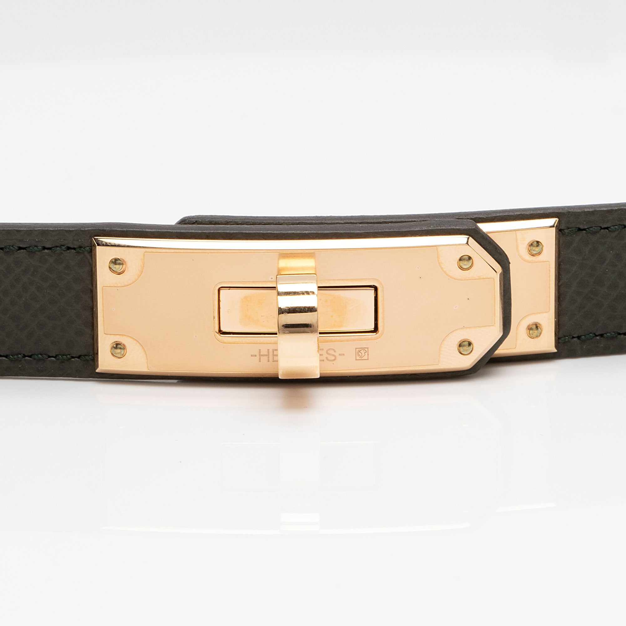 Hermes Epsom Leather Kelly 18mm Belt (SHF-mKgQzB)