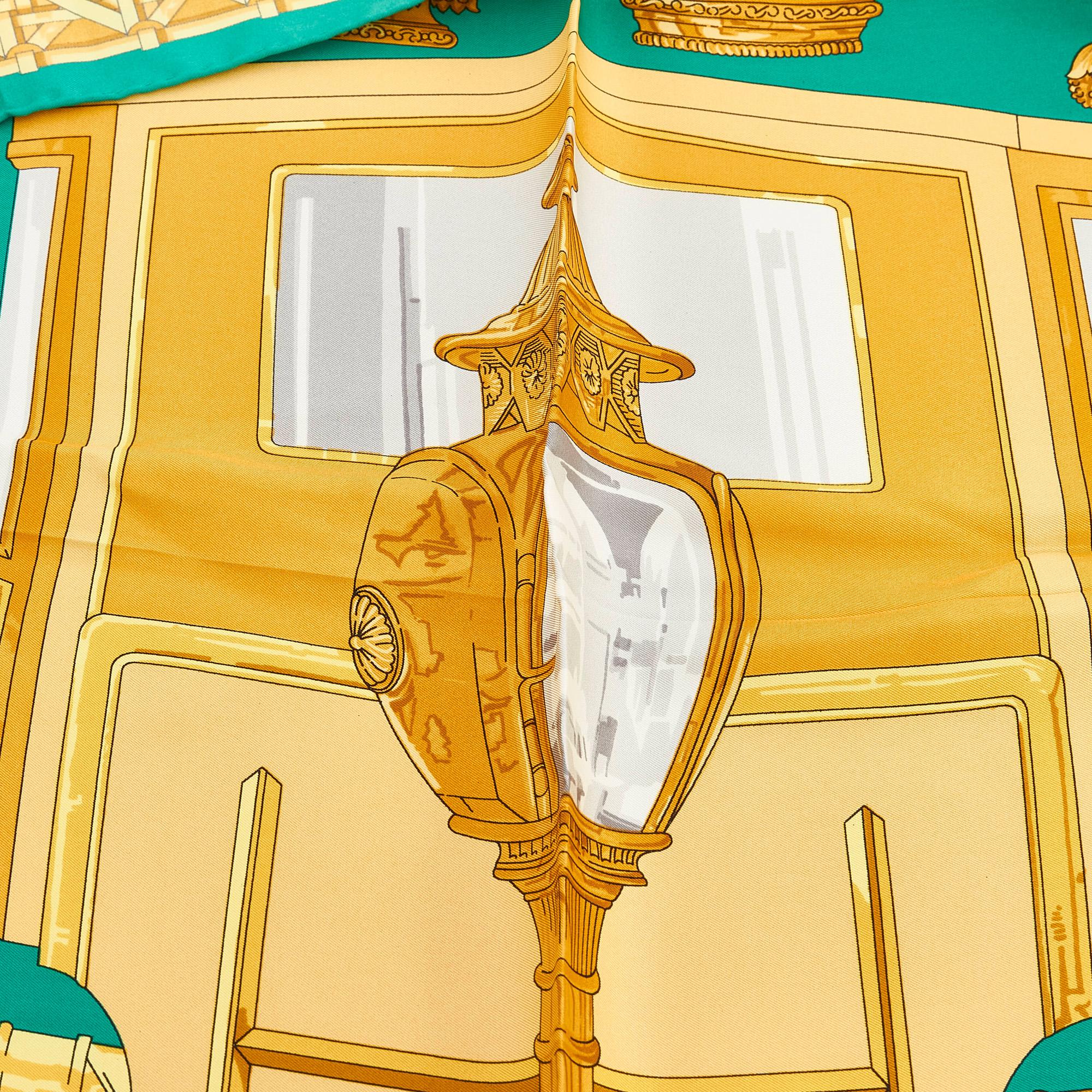 Hermes Feux de Route Silk Scarf (SHG-PMp8SO)