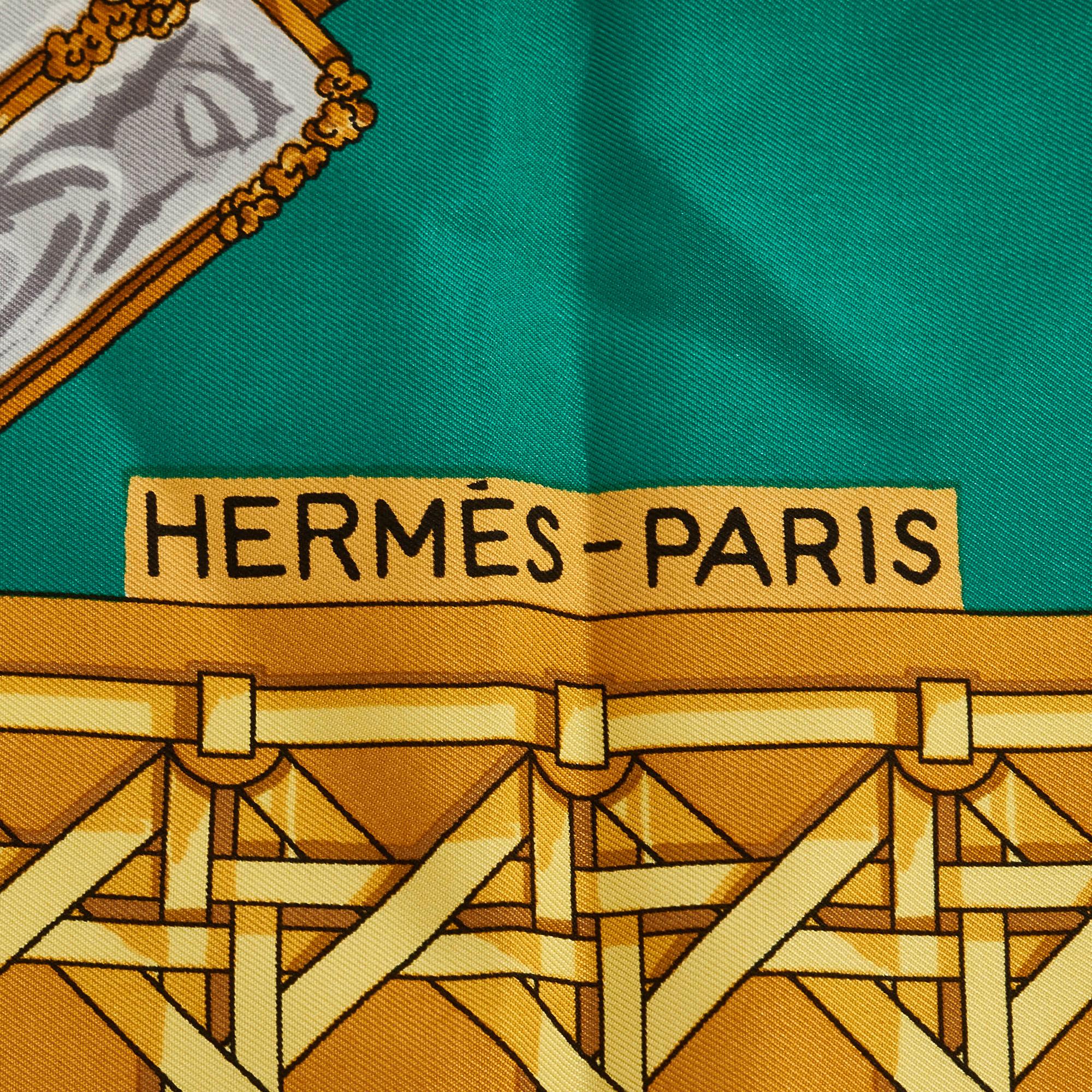 Hermes Feux de Route Silk Scarf (SHG-PMp8SO)