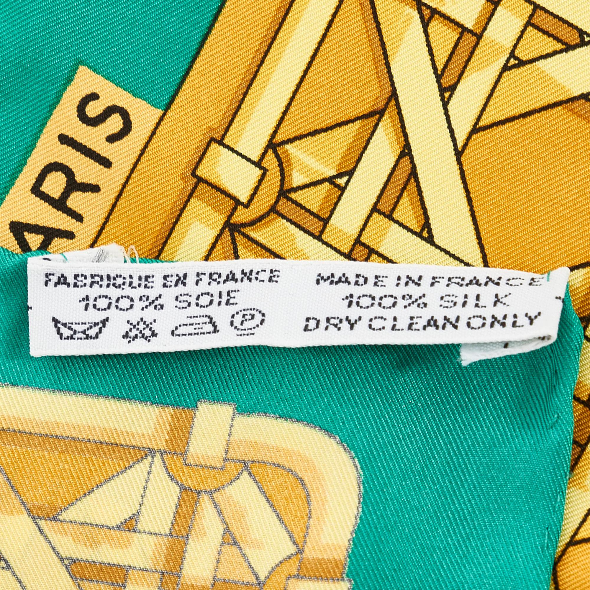 Hermes Feux de Route Silk Scarf (SHG-PMp8SO)