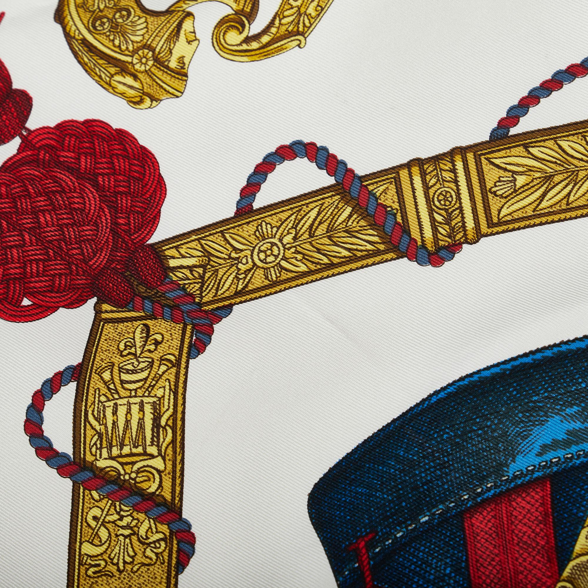 Hermes Grand Uniforme Silk Scarf (SHG-ABbvBo)