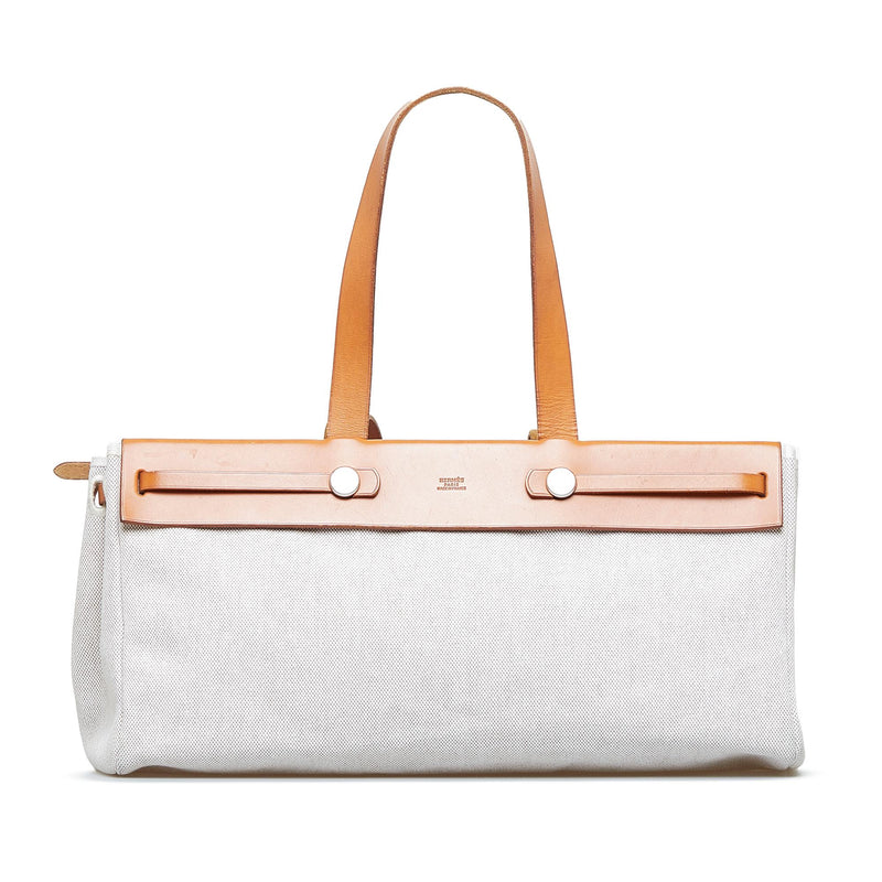 Hermes Herbag Cabas Toile MM (SHG-k7AfoD) – LuxeDH