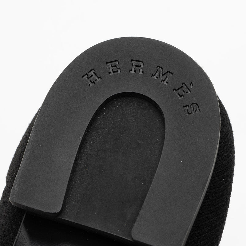 Hermes Knit Calfskin Duo Ankle Boots - Size 7.5 / 37.5 (SHF-ujkGtv)