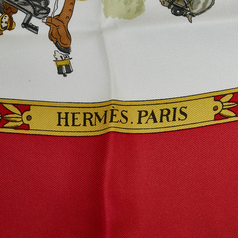Hermes La Promenade De Longchamps Silk Scarf (SHG-92tB0T)