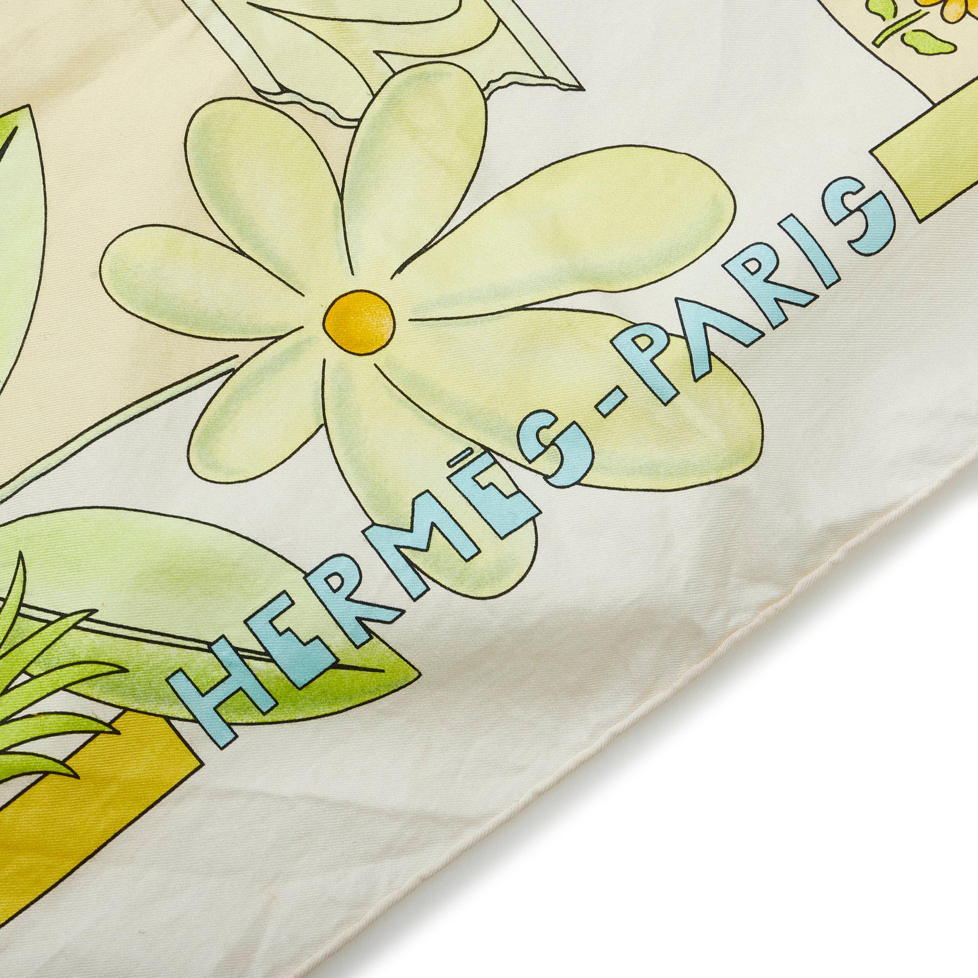 Hermes Le Printemps Spring La Renaissance Silk Scarf (SHG-FWsNsY)