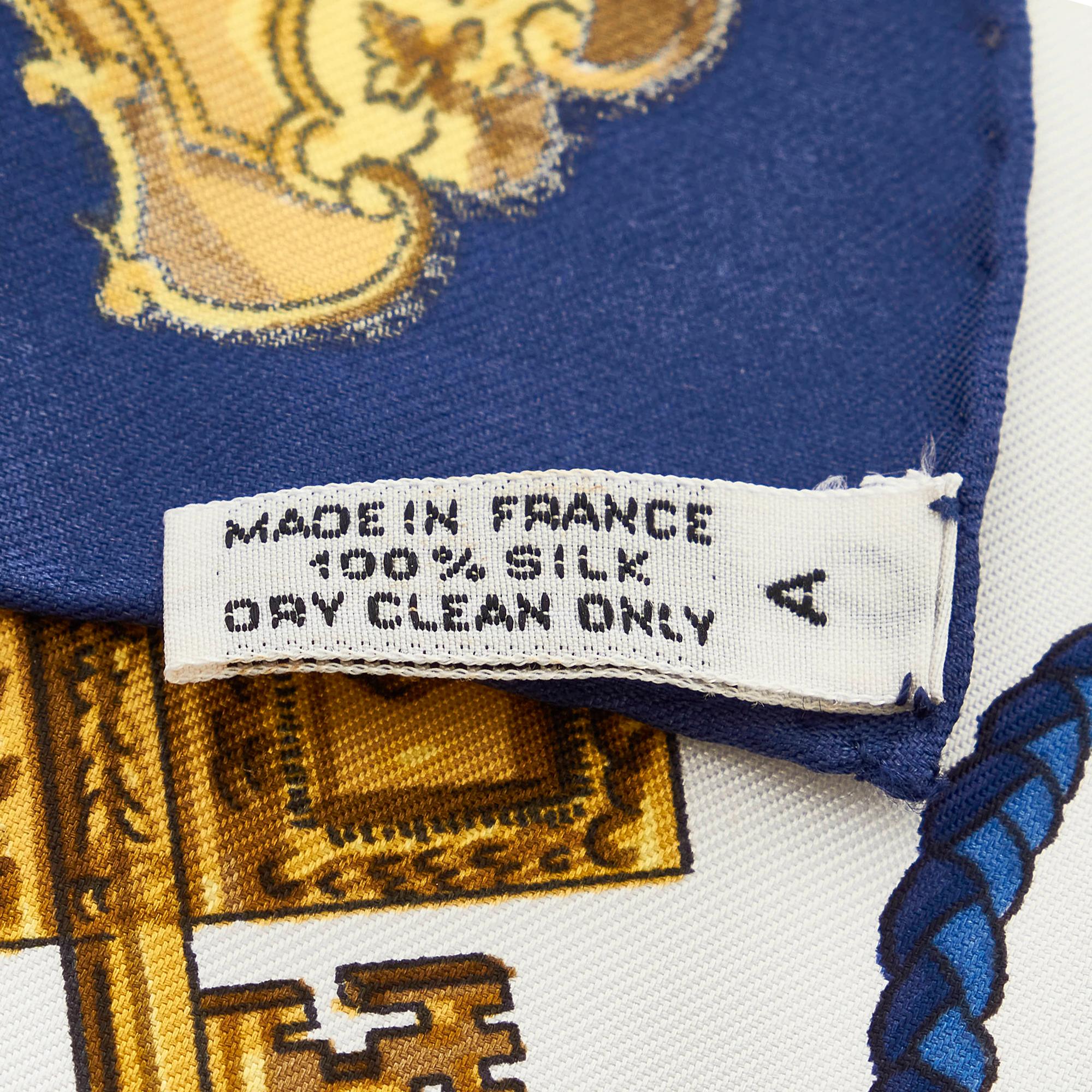 Hermes Les Cles Silk Scarf (SHG-JGJKaB)