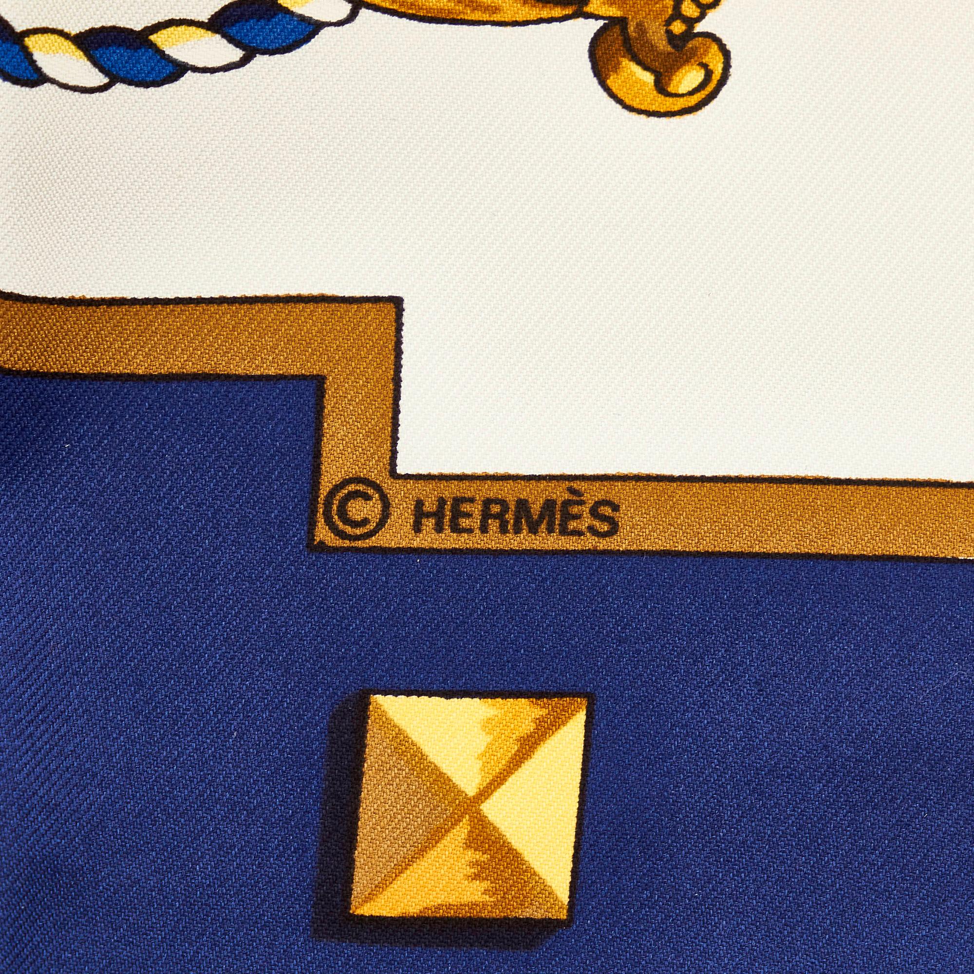 Hermes Les Cles Silk Scarf (SHG-Ax4h8B)