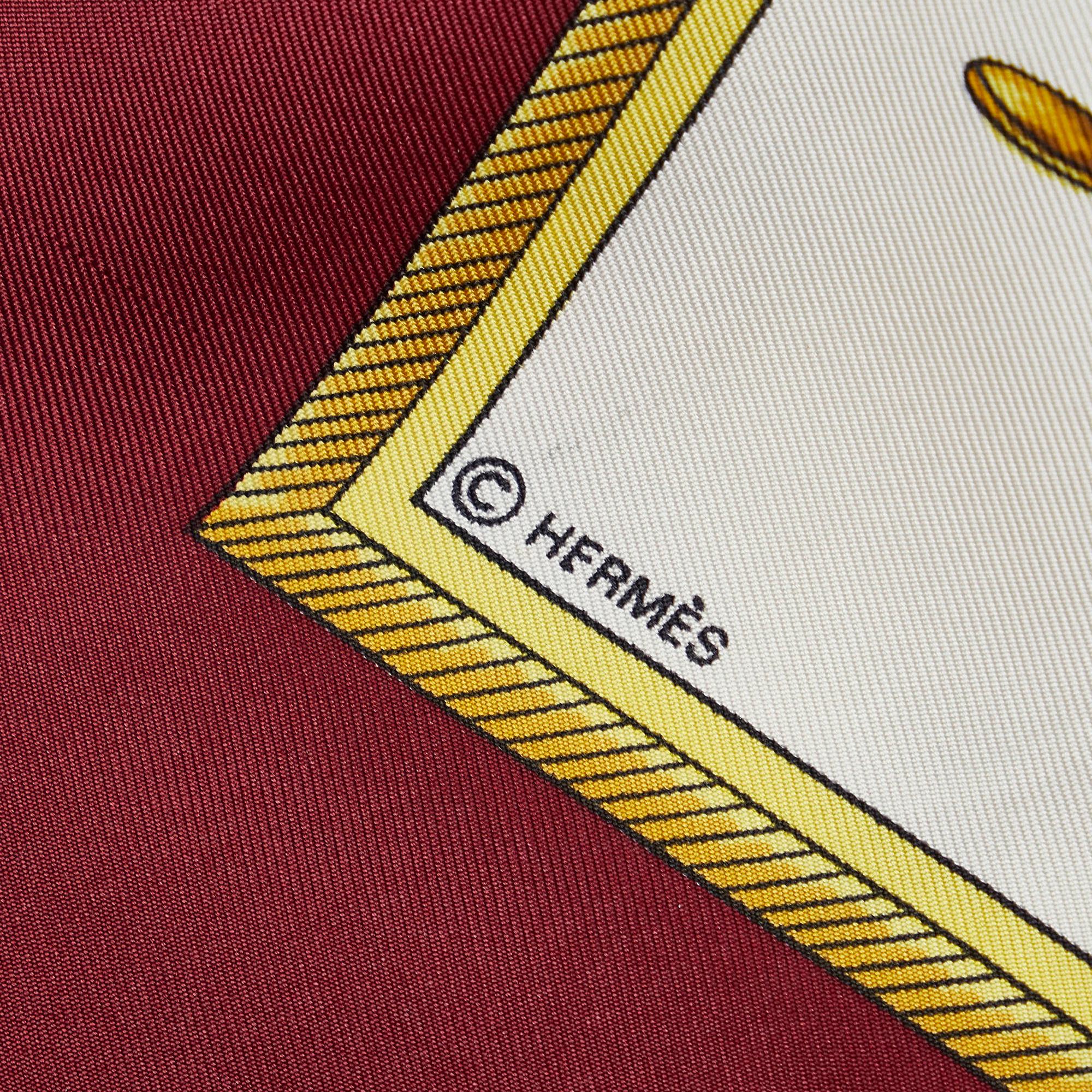 Hermes Les Voitures a Transformation Silk Scarf (SHG-80Az7x)