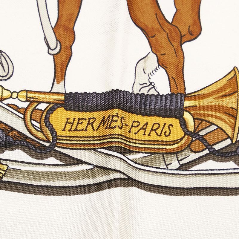Hermes Marine et Cavalerie Silk Scarf (SHG-36430)