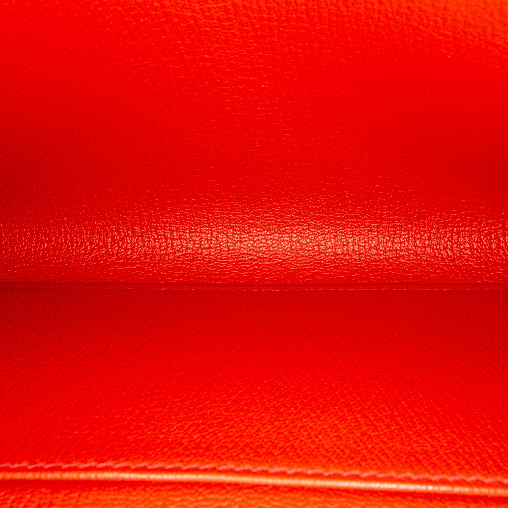 Hermes Medor Leather Clutch Bag (SHG-R1EcqA)