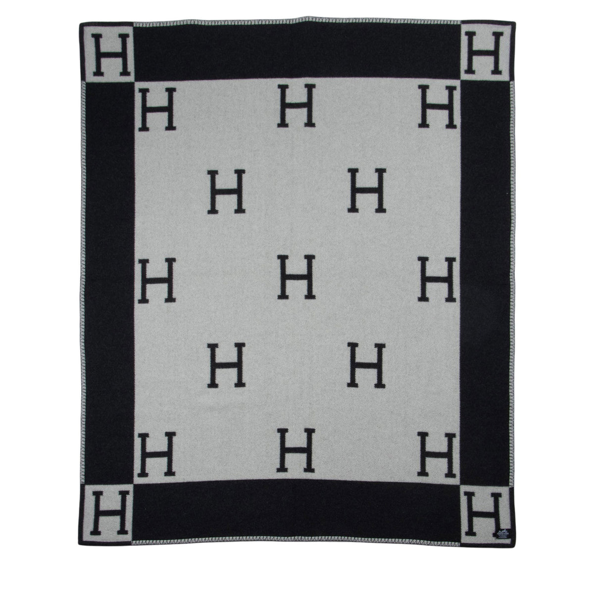 Hermes Merino Wool Cashmere Avalon Throw Blanket