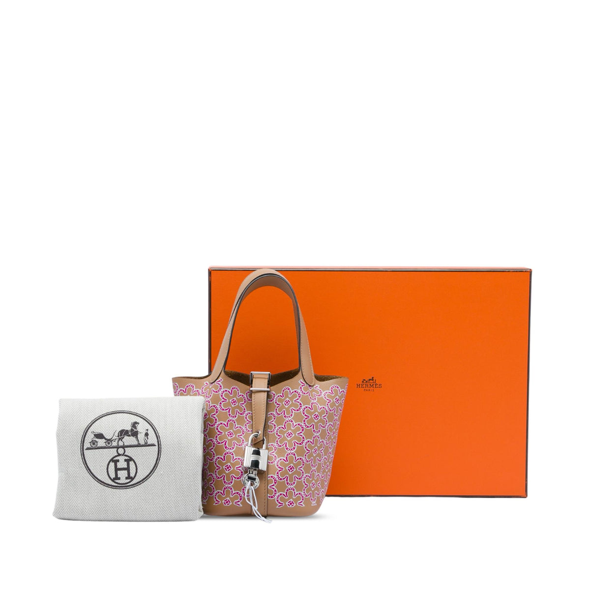 Hermes Micro Swift Lucky Daisy Picotin Lock 14
