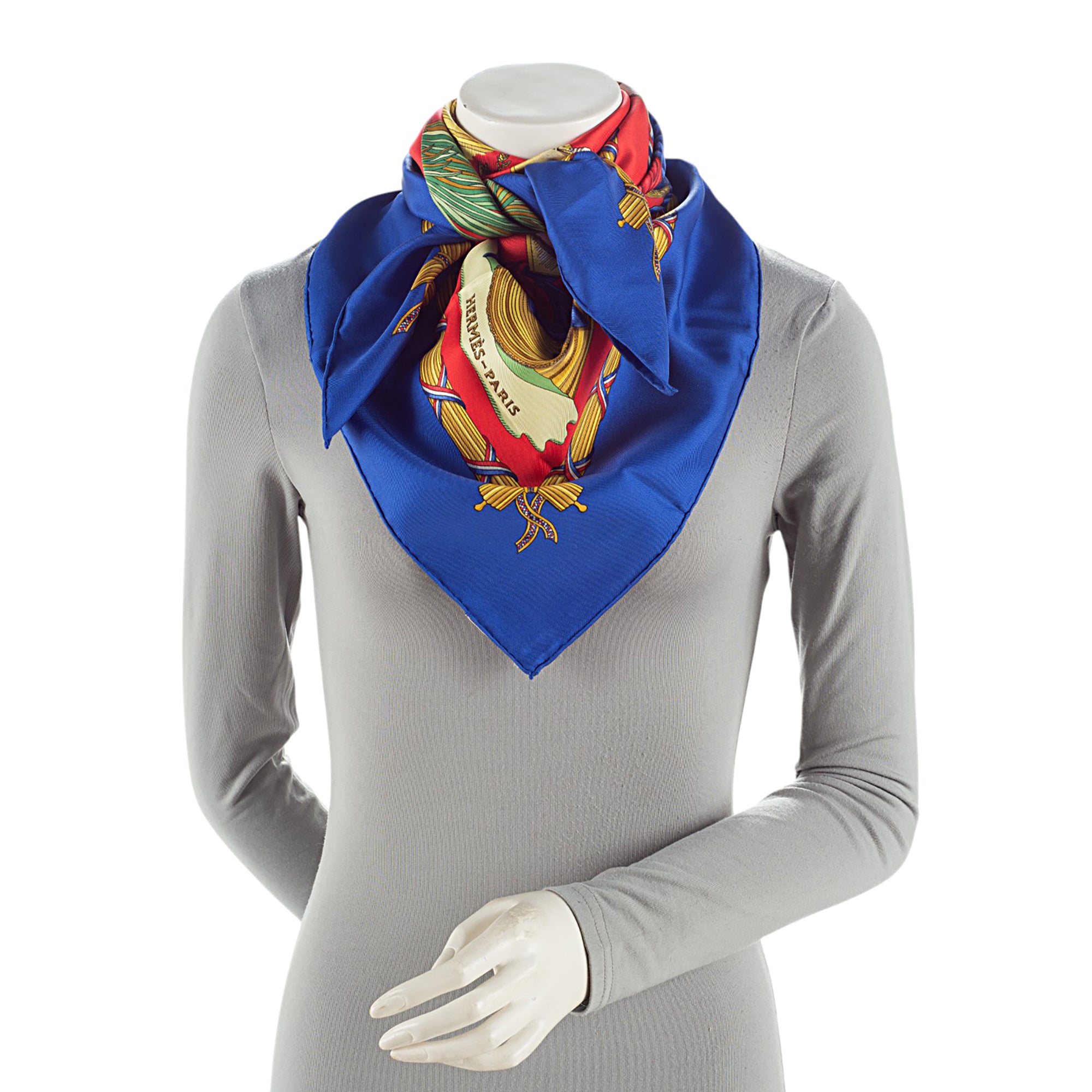 Hermes Silk 1789 Liberte Egalite Fraternite 90cm Scarf
