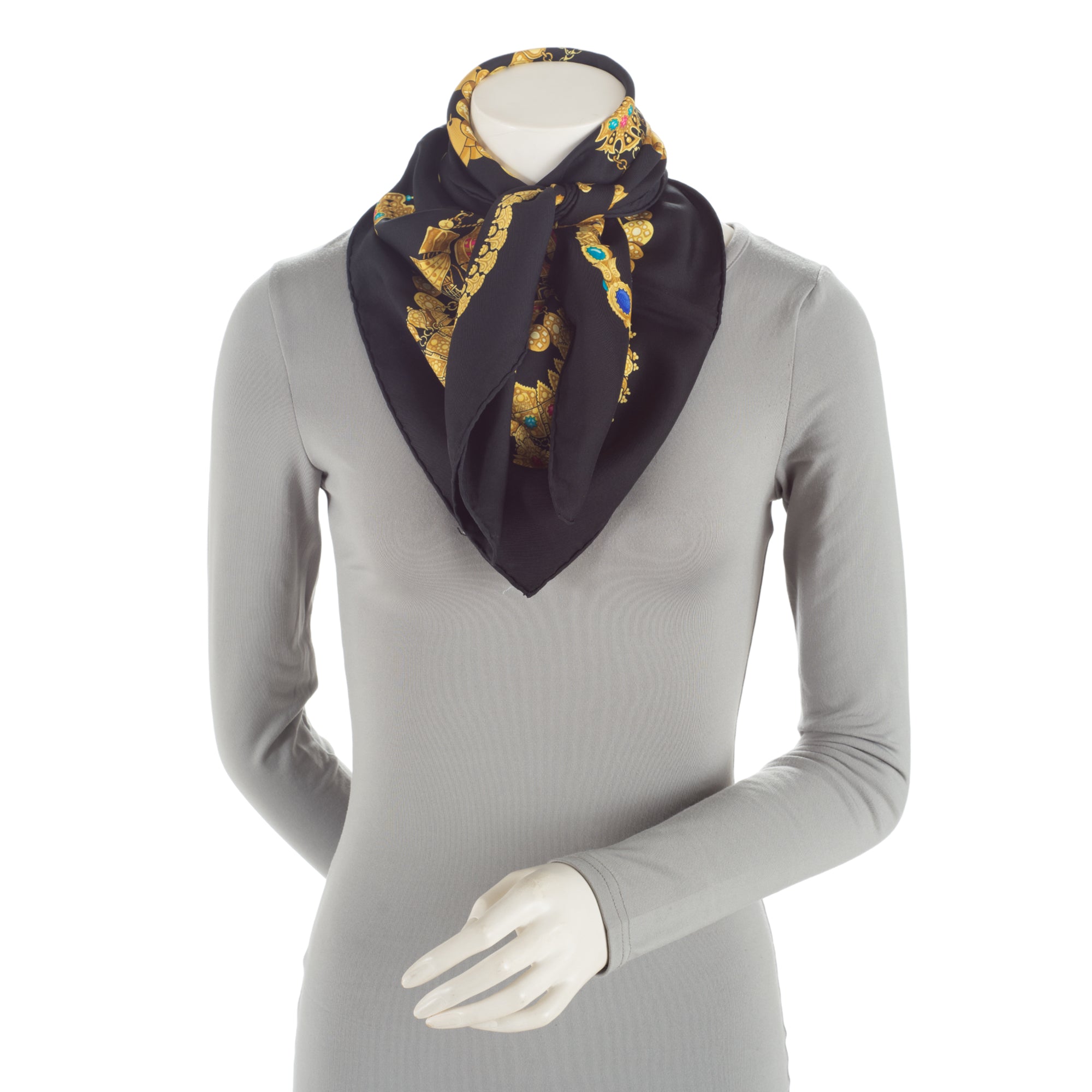 Hermes Silk 90cm Scarf (SHF-lWEbMa)