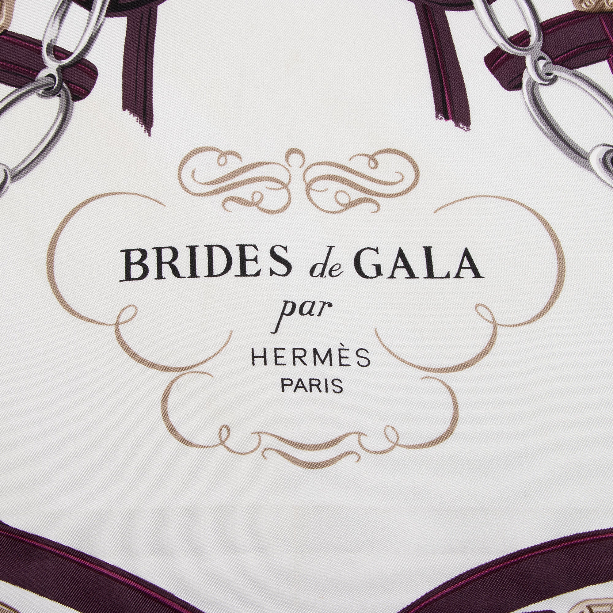 Hermes Silk Brides de Gala Shadow 90cm Scarf (SHF-CyTUTS)