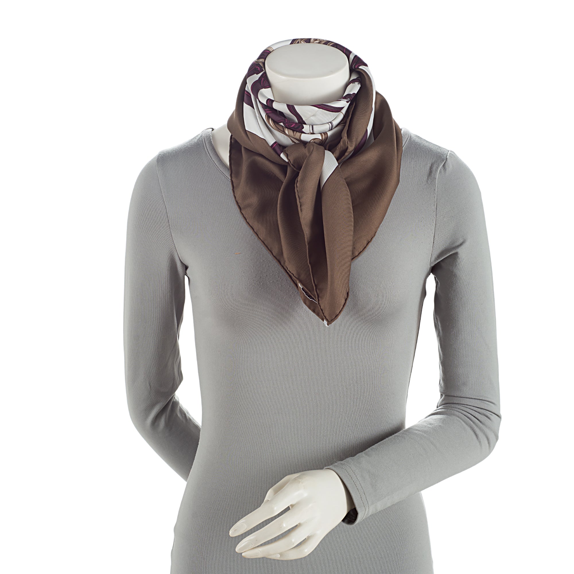 Hermes Silk Brides de Gala Shadow 90cm Scarf (SHF-CyTUTS)