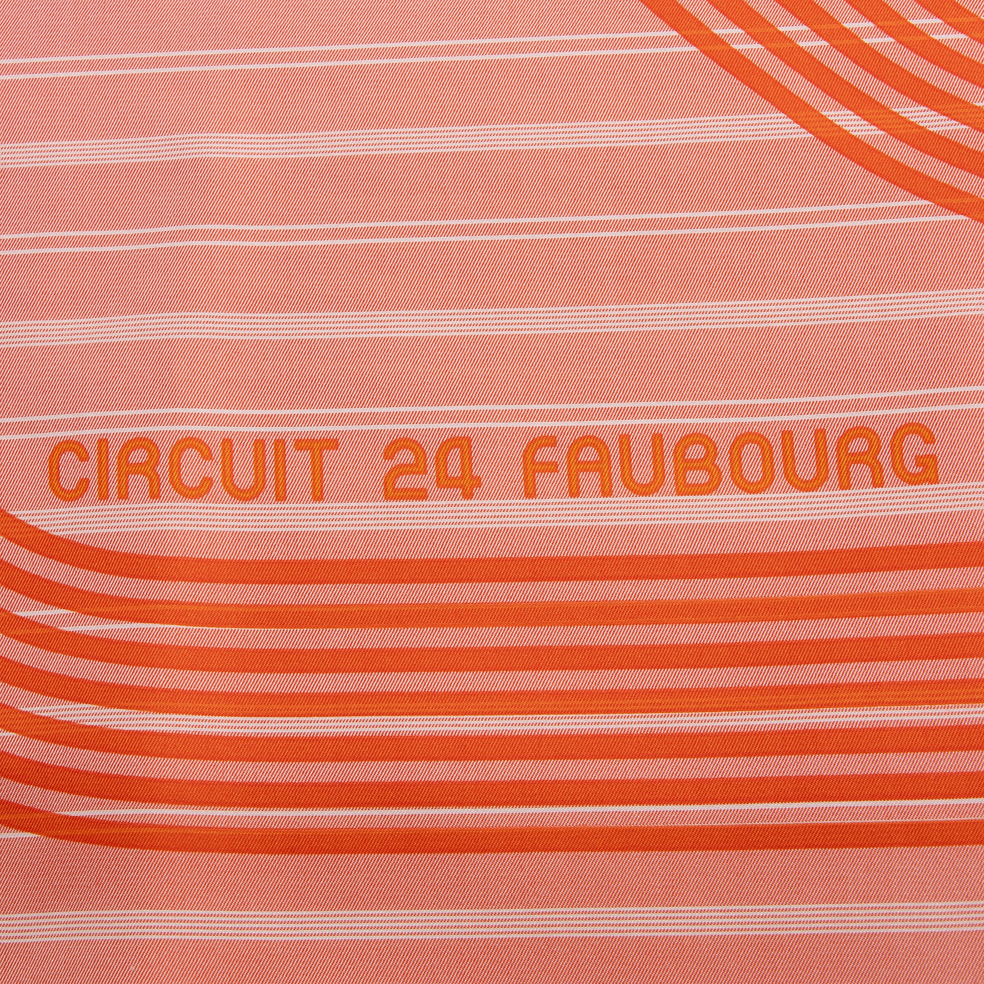 Hermes Silk Circuit 24 Faubourg 90cm Scarf (SHF-voToCp)